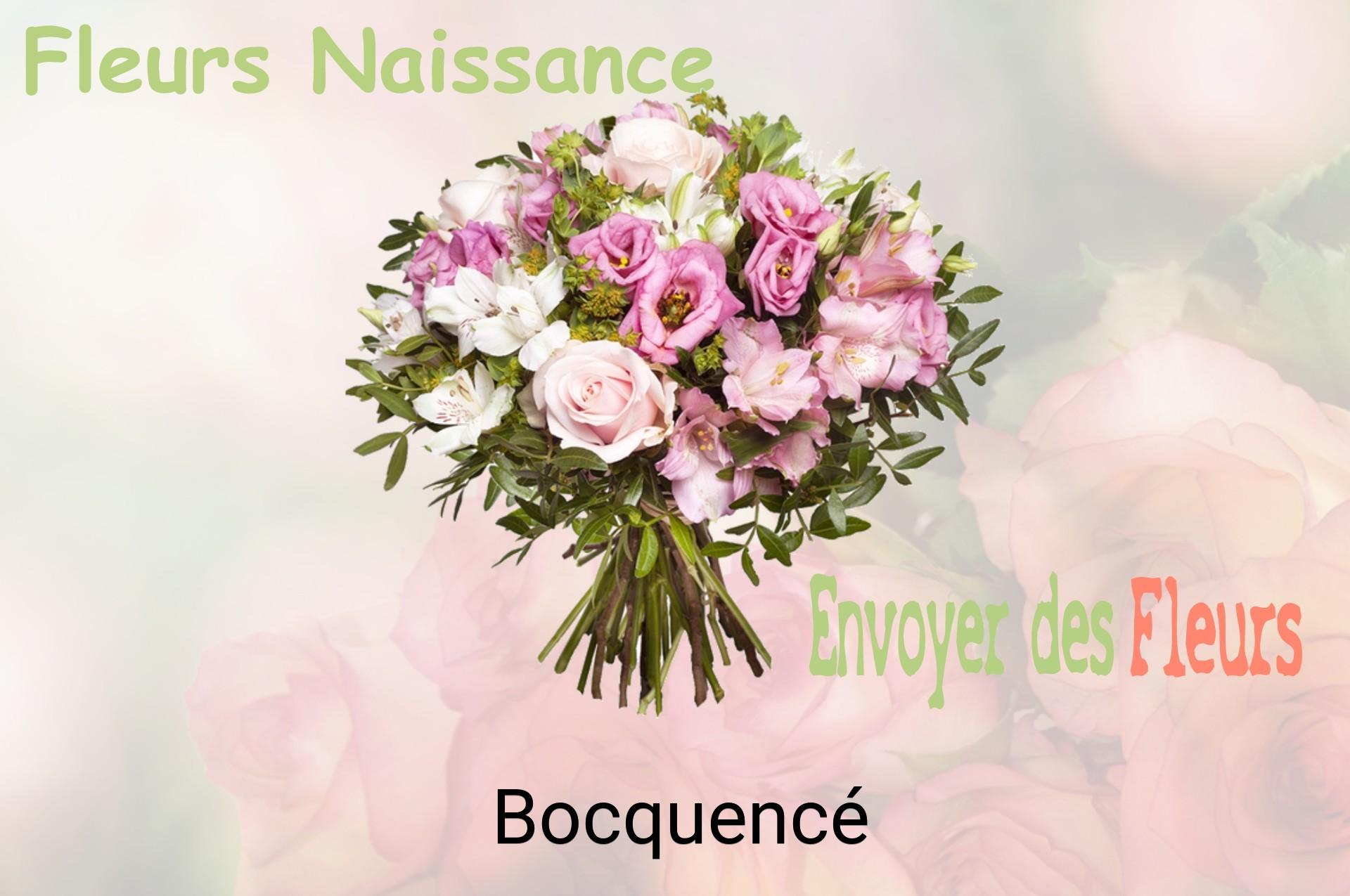Bouquet de fleurs de naissance livré à Bocquencé